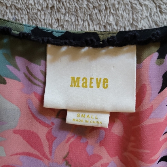 Anthropologie Maeve Violetta sheer floral babydoll dress size small - Picture 15 of 15